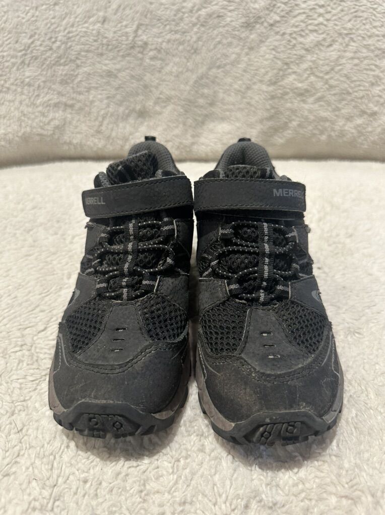 Merrell Toddler Size 12.5 Black Wtrprf Hiking Shoe