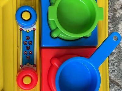 Vintage Rico Juguete Puzzle Toy Stove Plastic Toy & Novelty Corp 1980s