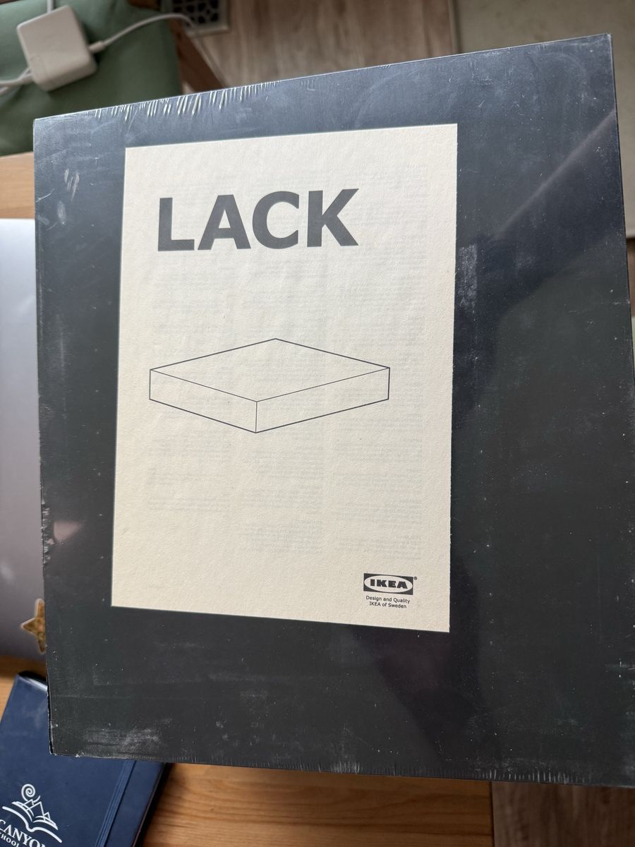 IKEA LACK 30x26 cm (11 3/4x10 1/4") Wall Shelf - Black, Set of 3 New Sealed
