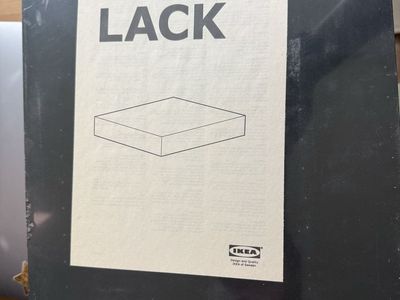 IKEA LACK 30x26 cm (11 3/4x10 1/4") Wall Shelf - Black, Set of 3 New Sealed