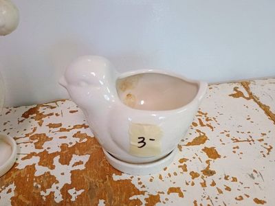 Bird plant pot. 4" size