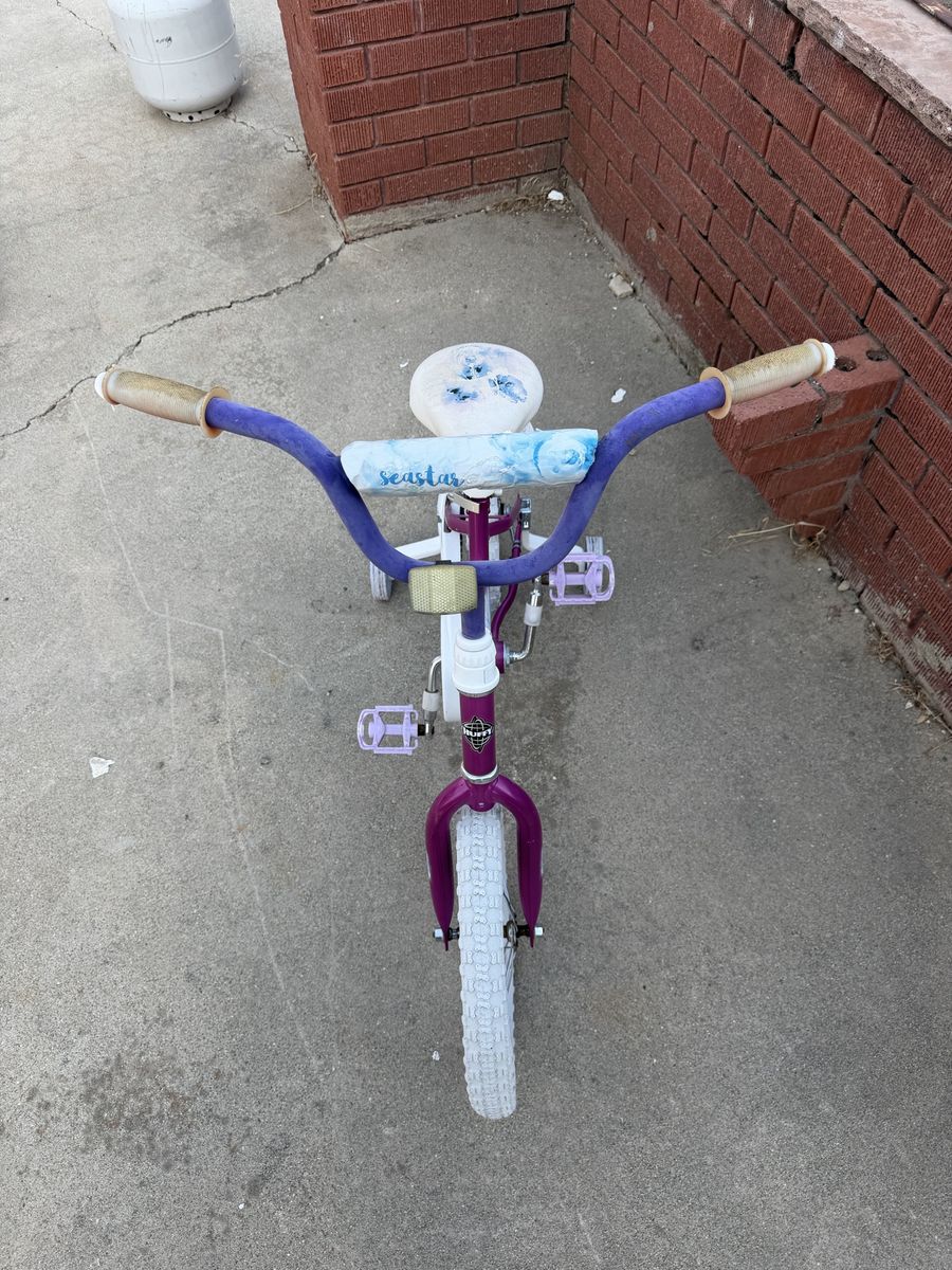 Pacific Cycle Sea Star 12-inch Purple Kids' Bike with Training Wheels