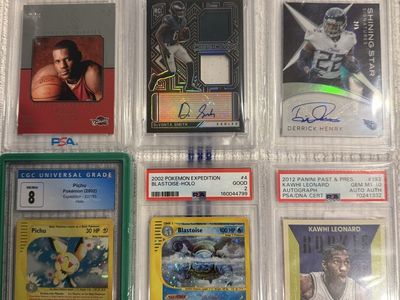 Graded Trading Cards Lot - Pokémon & Sports Cards Slabs (PSA / CGC)