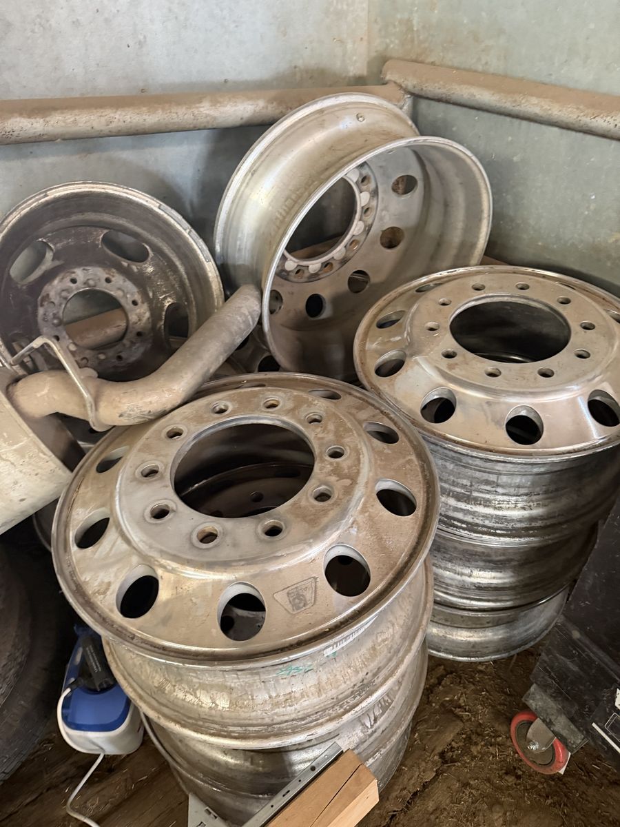 Used Semi Truck Aluminum Wheels - Set of 12