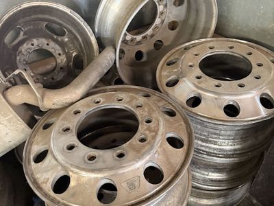 Used Semi Truck Aluminum Wheels - Set of 12