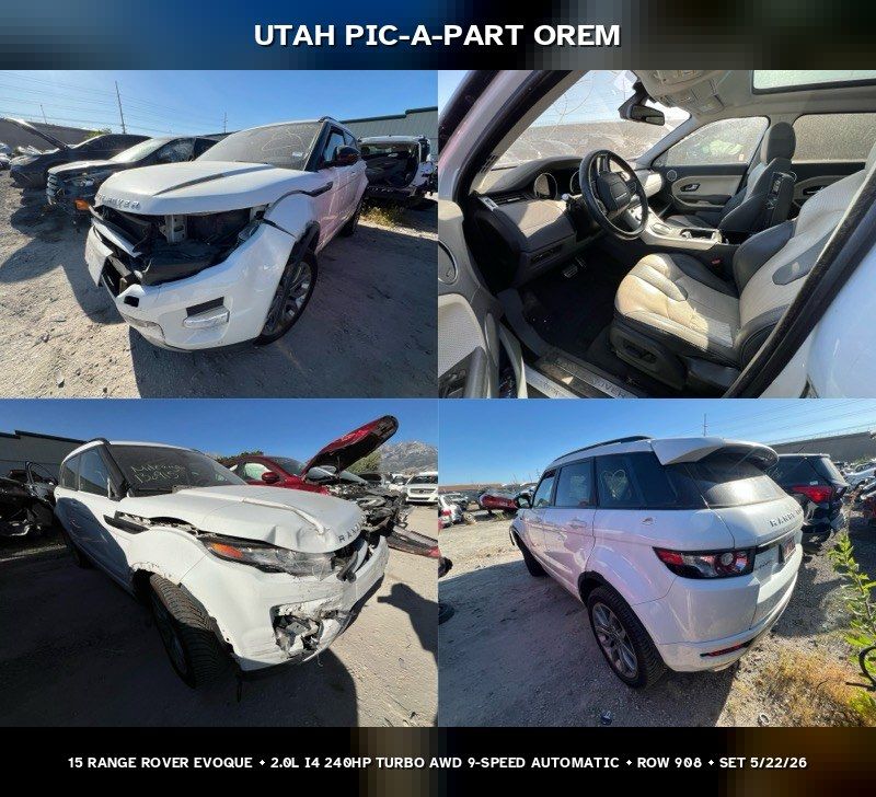 2015 Land Rover Range Rover Evoque Parts - UTPAP Orem