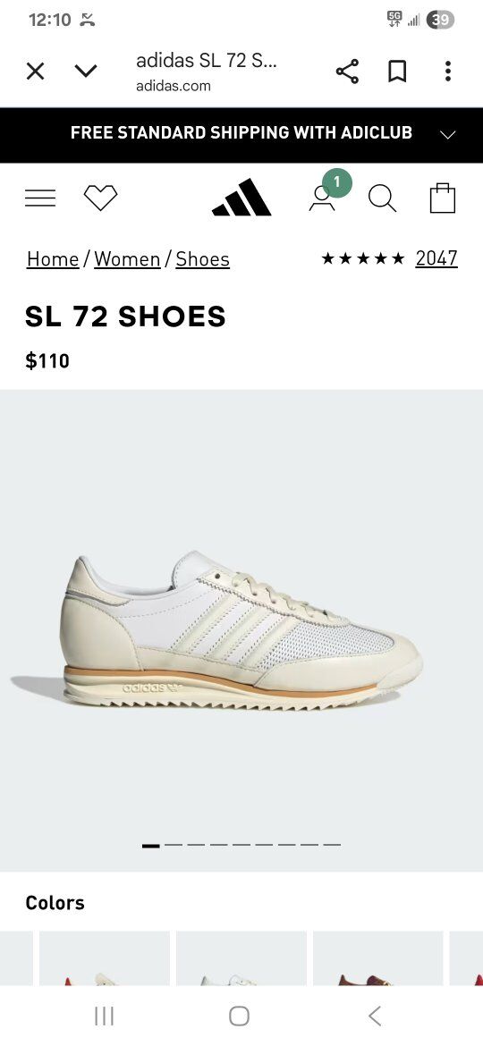 Adidas shoes. Womens 8.