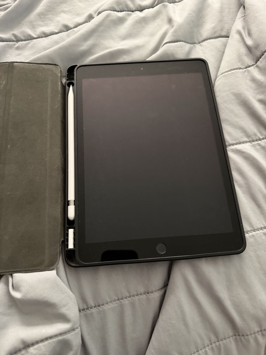 Used Apple iPad with Apple Pencil & Case