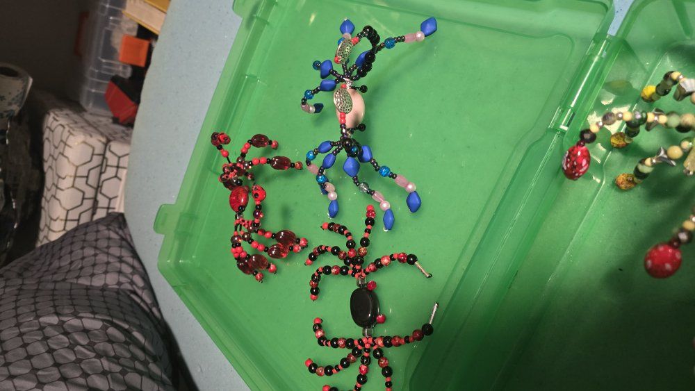 Beated scorpions spiders and crabs