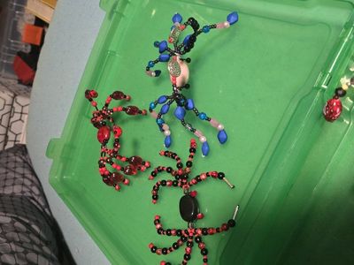 Beated scorpions spiders and crabs