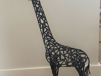Wire Giraffe Sculpture