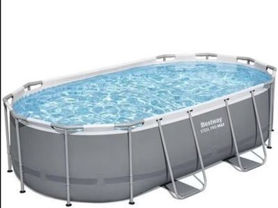 BESTWAY STEEL PRO MAX 14' X 8'2" X 39" POOL SET