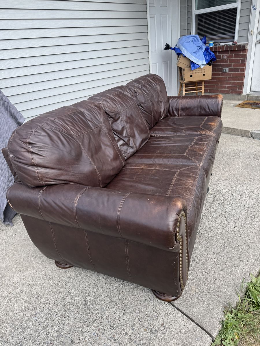 Real Leather Couch - Need Gone Today