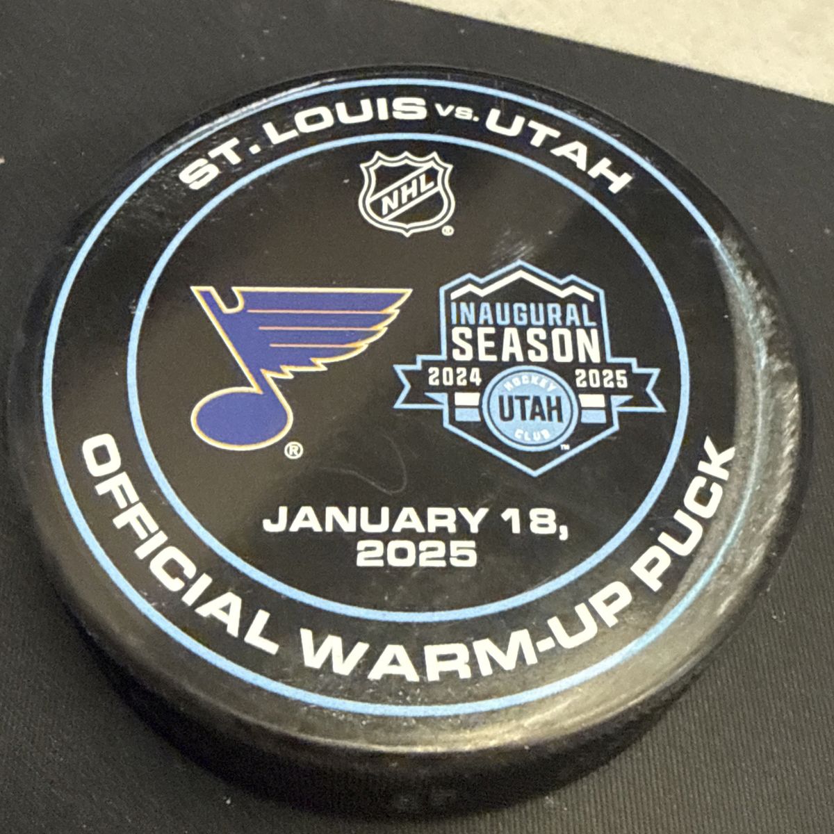 Utah Hockey Club Warm Up Puck