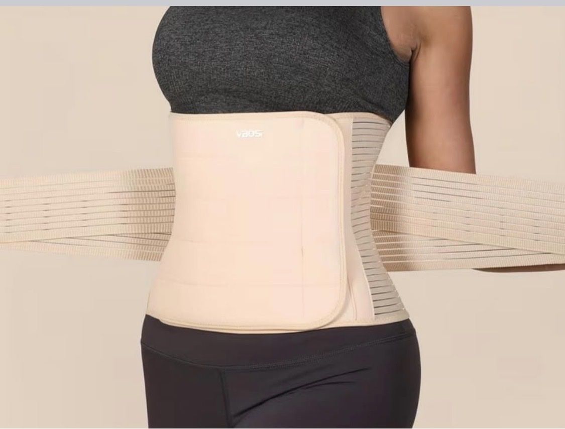 Adjustable Elastic Abdominal Binder with Waist Suppor
