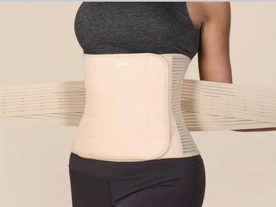 Adjustable Elastic Abdominal Binder with Waist Suppor