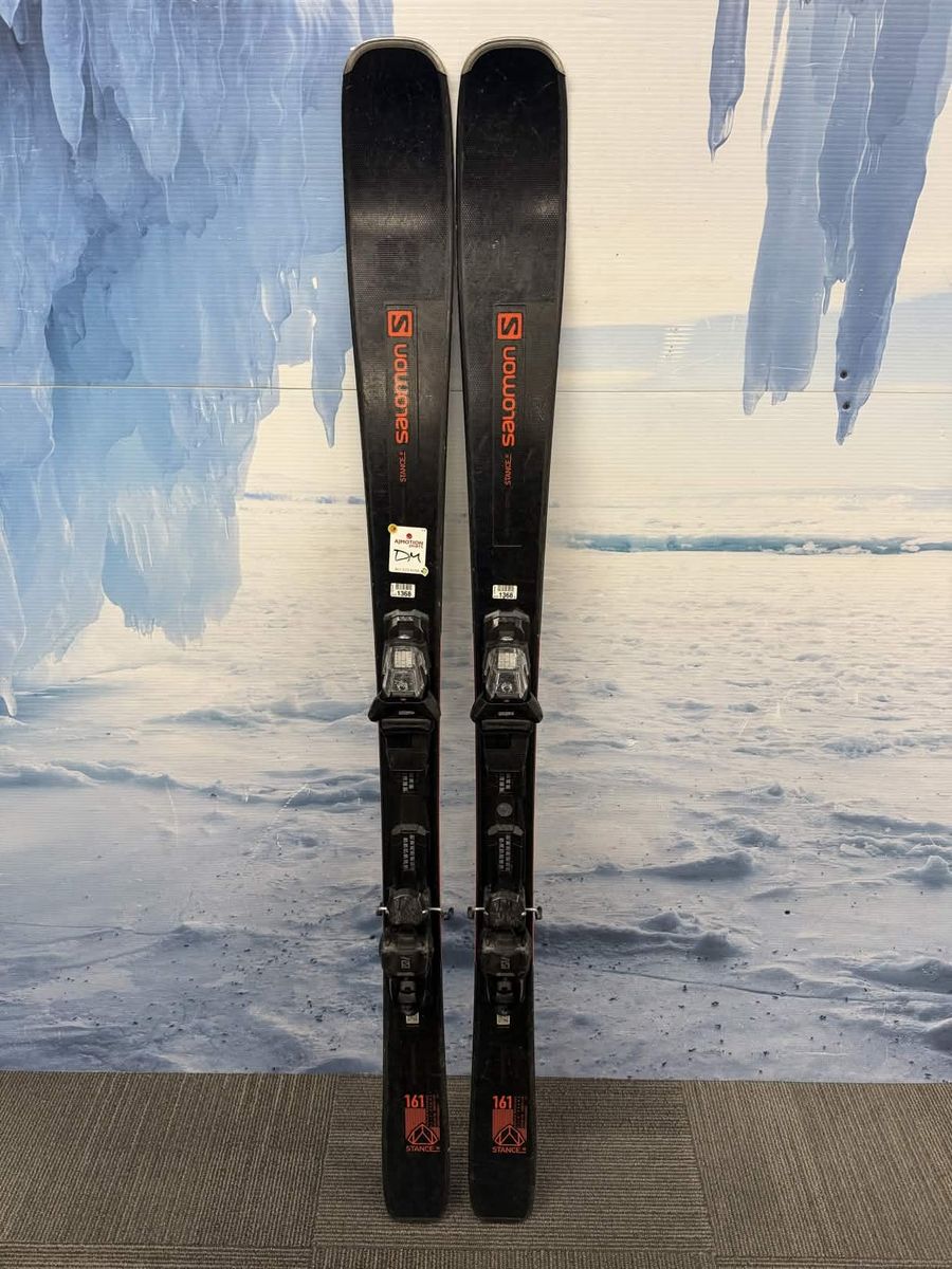 Used 2022 Salomon Stance 80 161cm Skis w/Salomon M11 Bindings