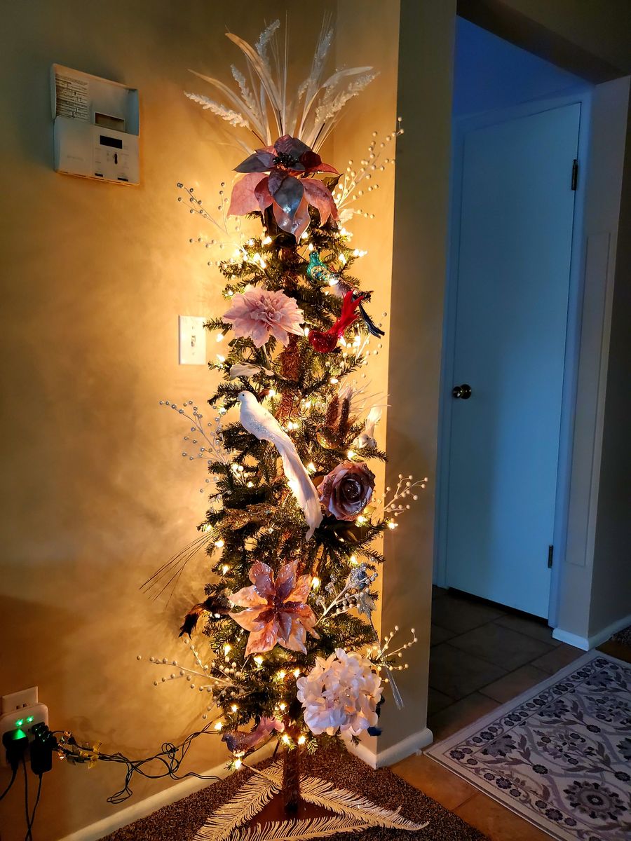 Pre lit tree and decorations