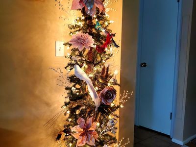 Pre lit tree and decorations