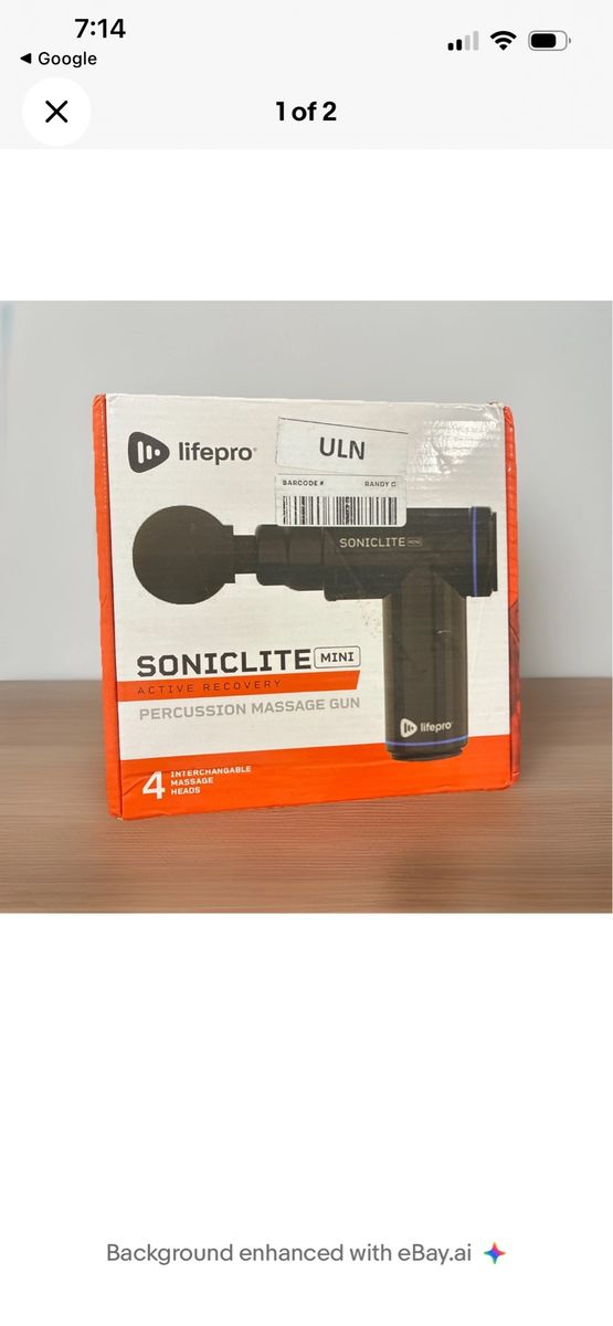 Sonic LifePro Percussive Massage Gun - New