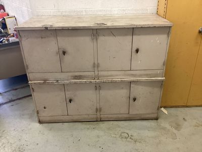 Metal tool storage cabinets