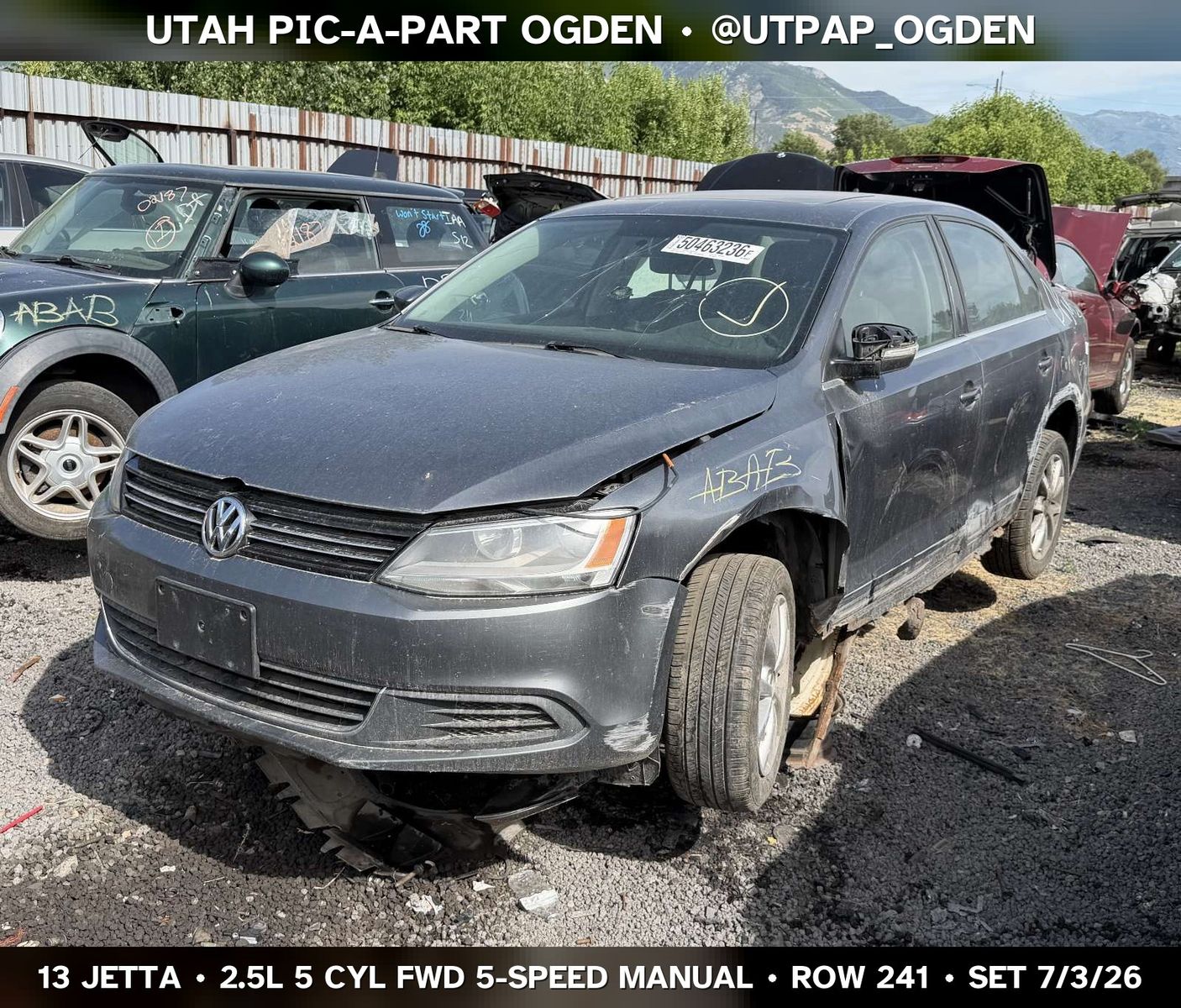 2013 Volkswagen Jetta Mk6 Parts - UTPAP Ogden