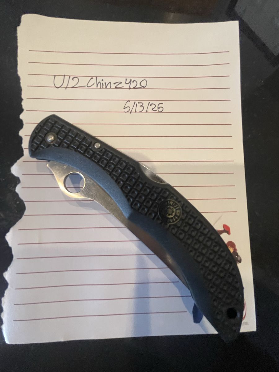 Vintage Spyderco Clipit Catcherman