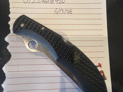 Vintage Spyderco Clipit Catcherman