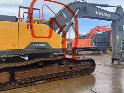 New Volvo EC300 EC400 trackhoe handrail grab bar