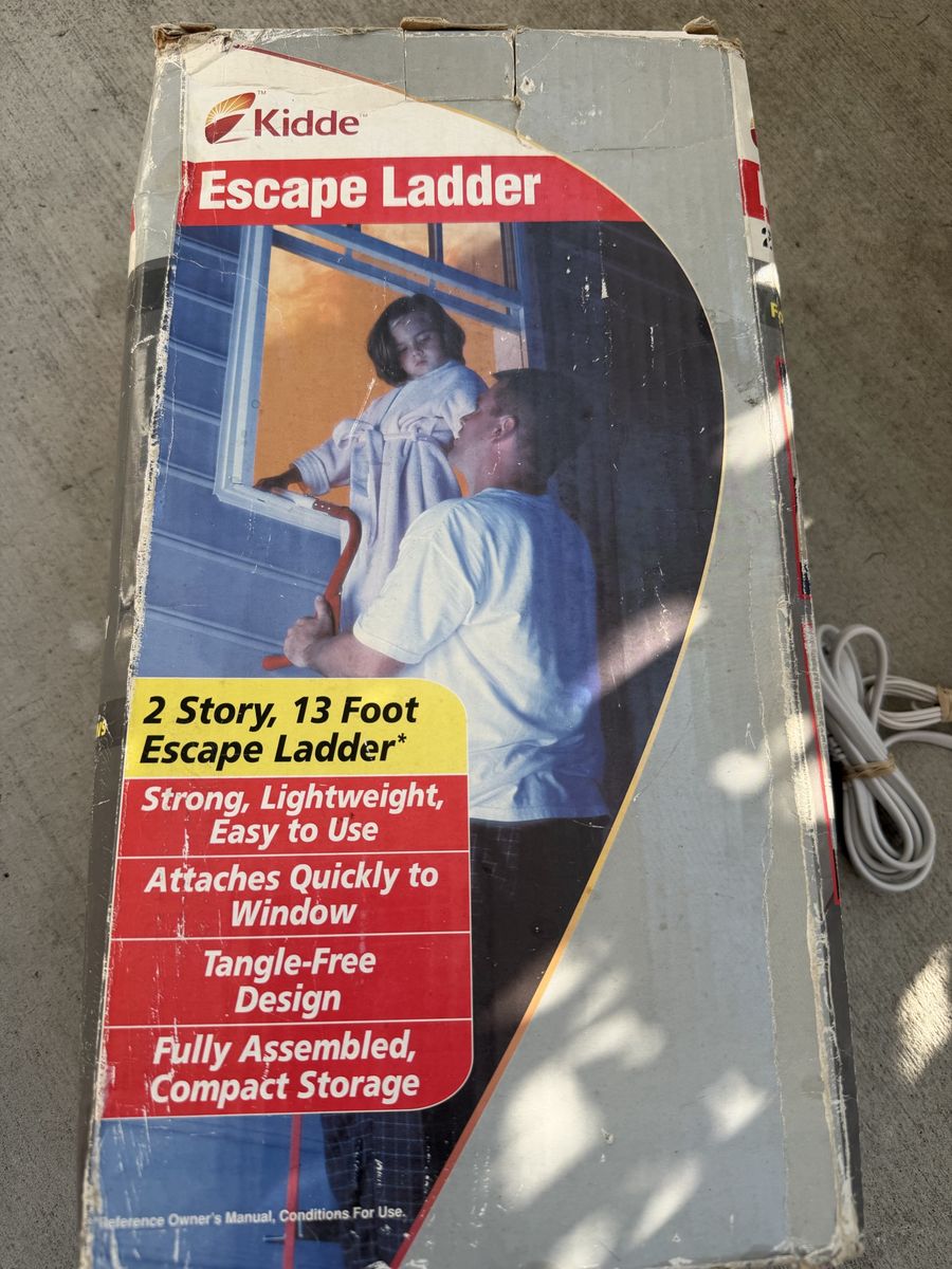 Kidde 2 Story 13 Foot Emergency Escape Ladder