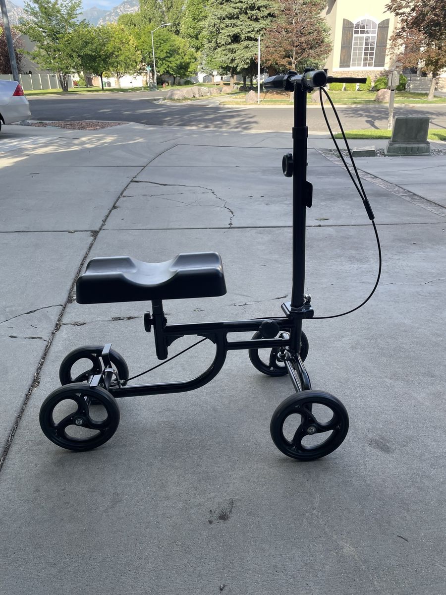Knee Scooter/ medical Knee Walker Mobility Aid - Adjustable Height for Injury Recovery