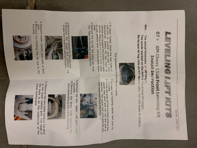 2" Front Lift Kit 2007-2024 GMC Chevy 1500