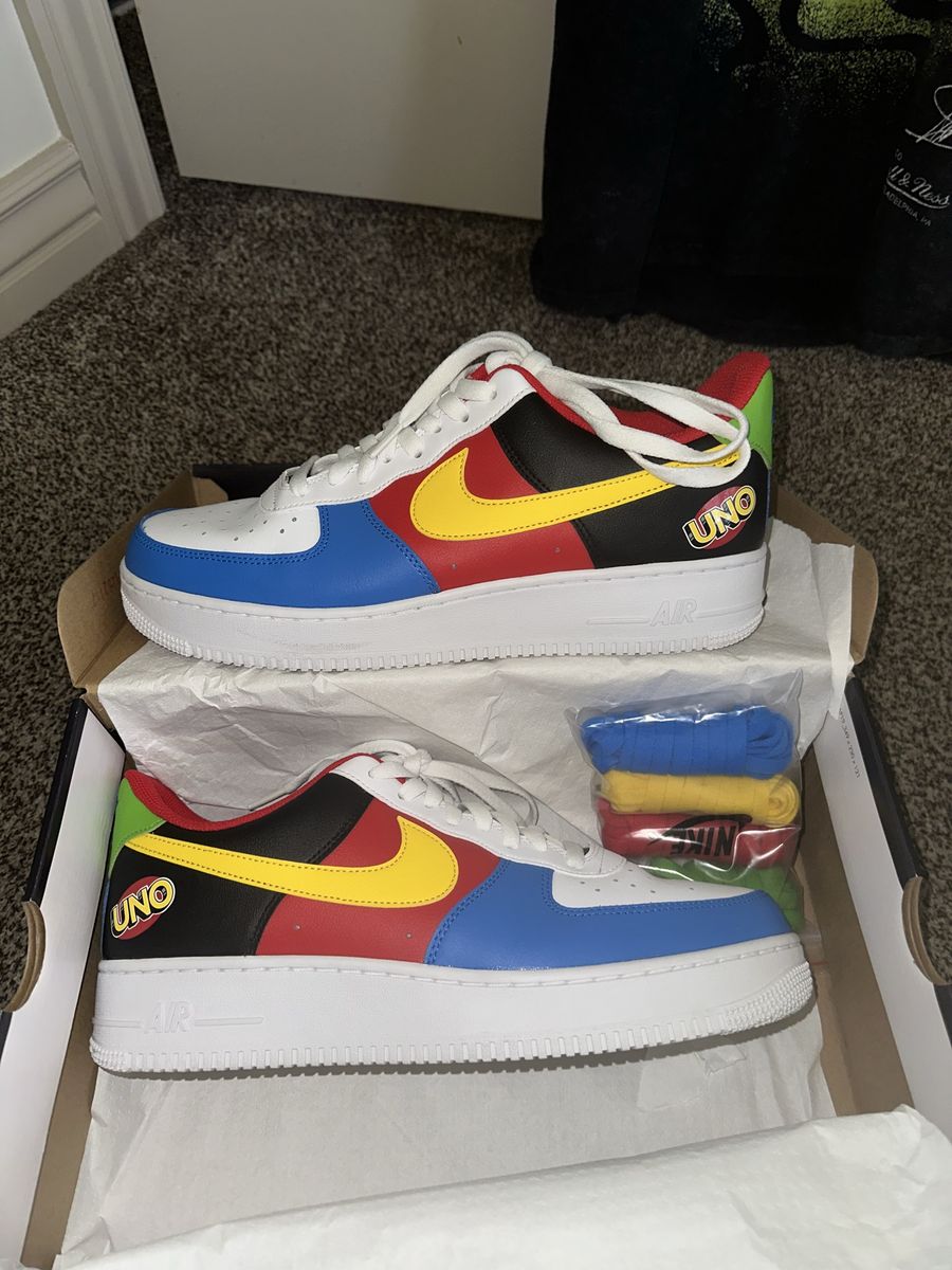 Nike Air Force 1 '07 QS UNO Edition Size 12 Men's / 13.5 Women's