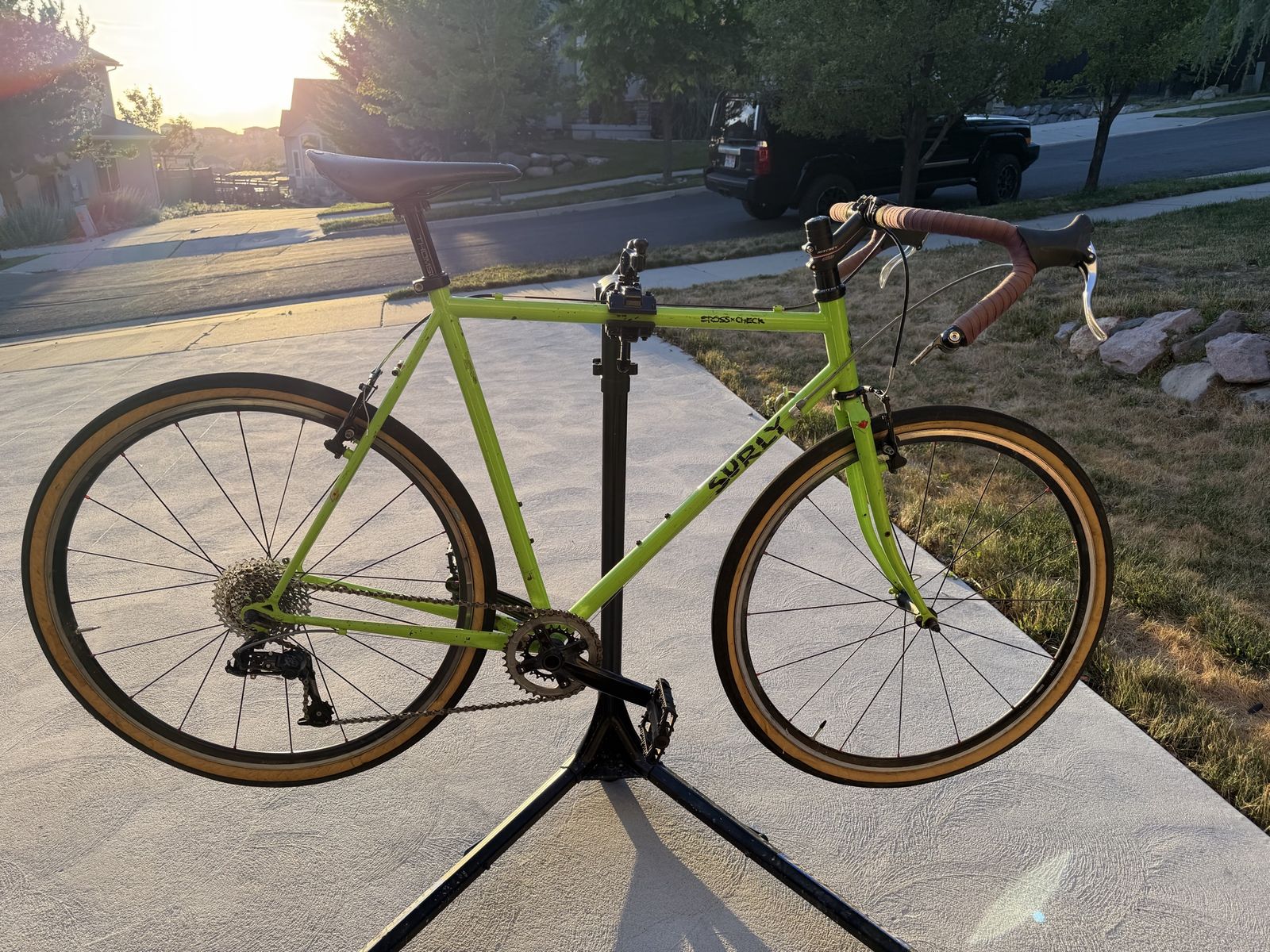 Surly Cross-Check Gravel Bike - Size Large, Steel Frame, 700c Wheels