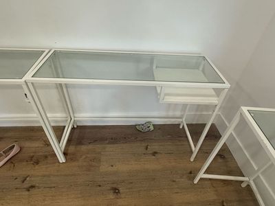 $10 for all three glass desks