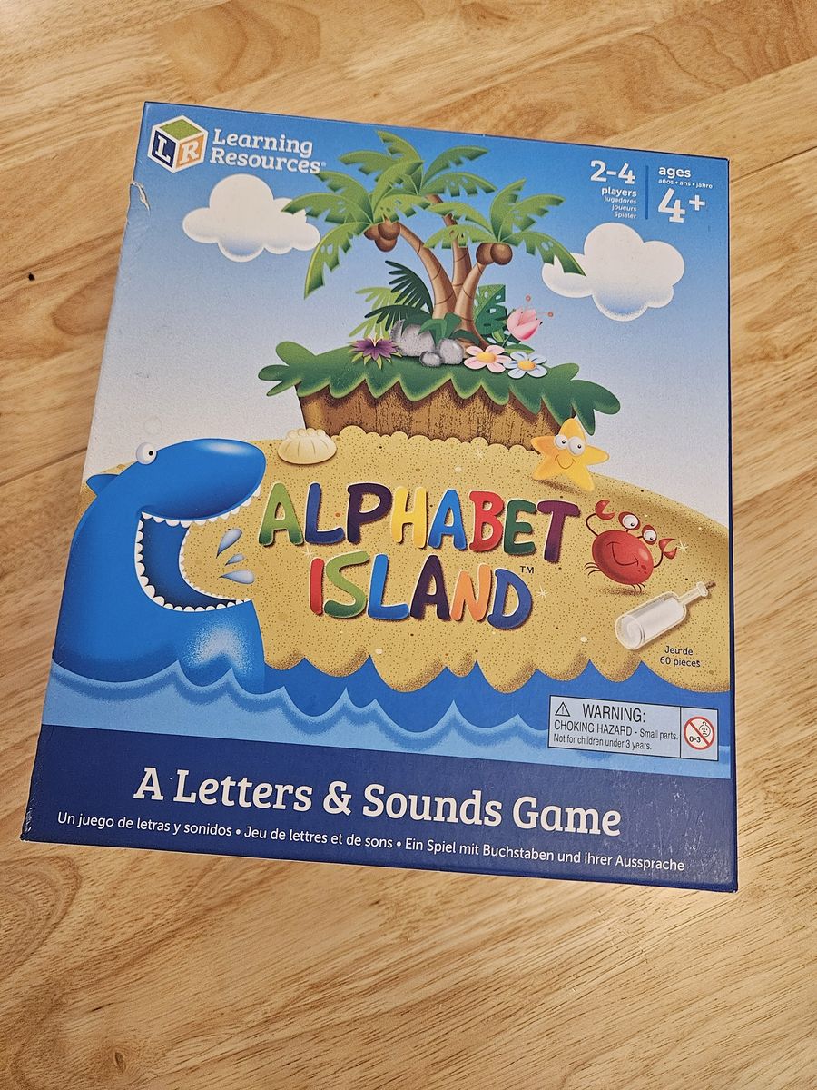 Alphabet Island Learning Resources Board Game