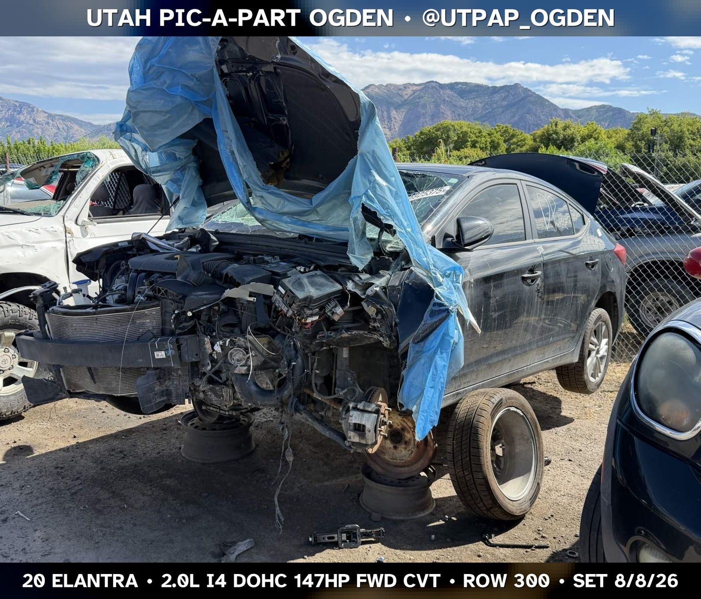 New Arrival - 2020 Hyundai Elantra Parts - UTPAP Ogden