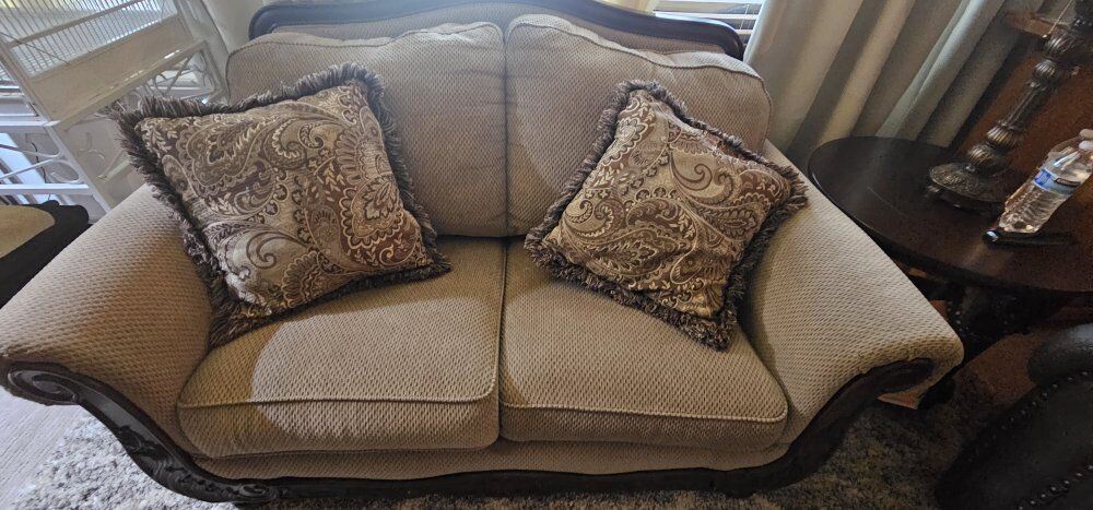 Loveseat and Chair