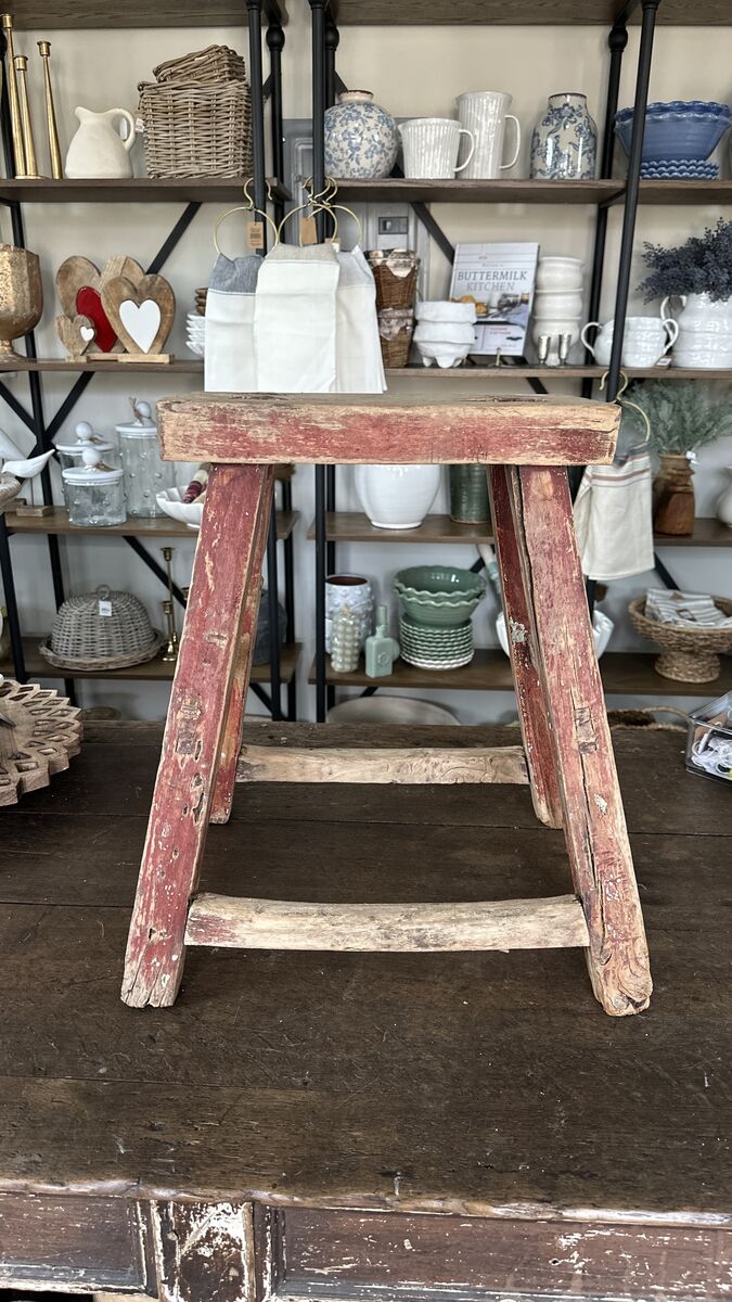 Vintage Village Stool