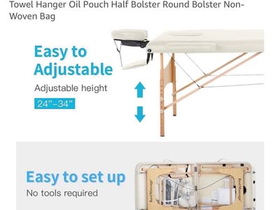 Massage table