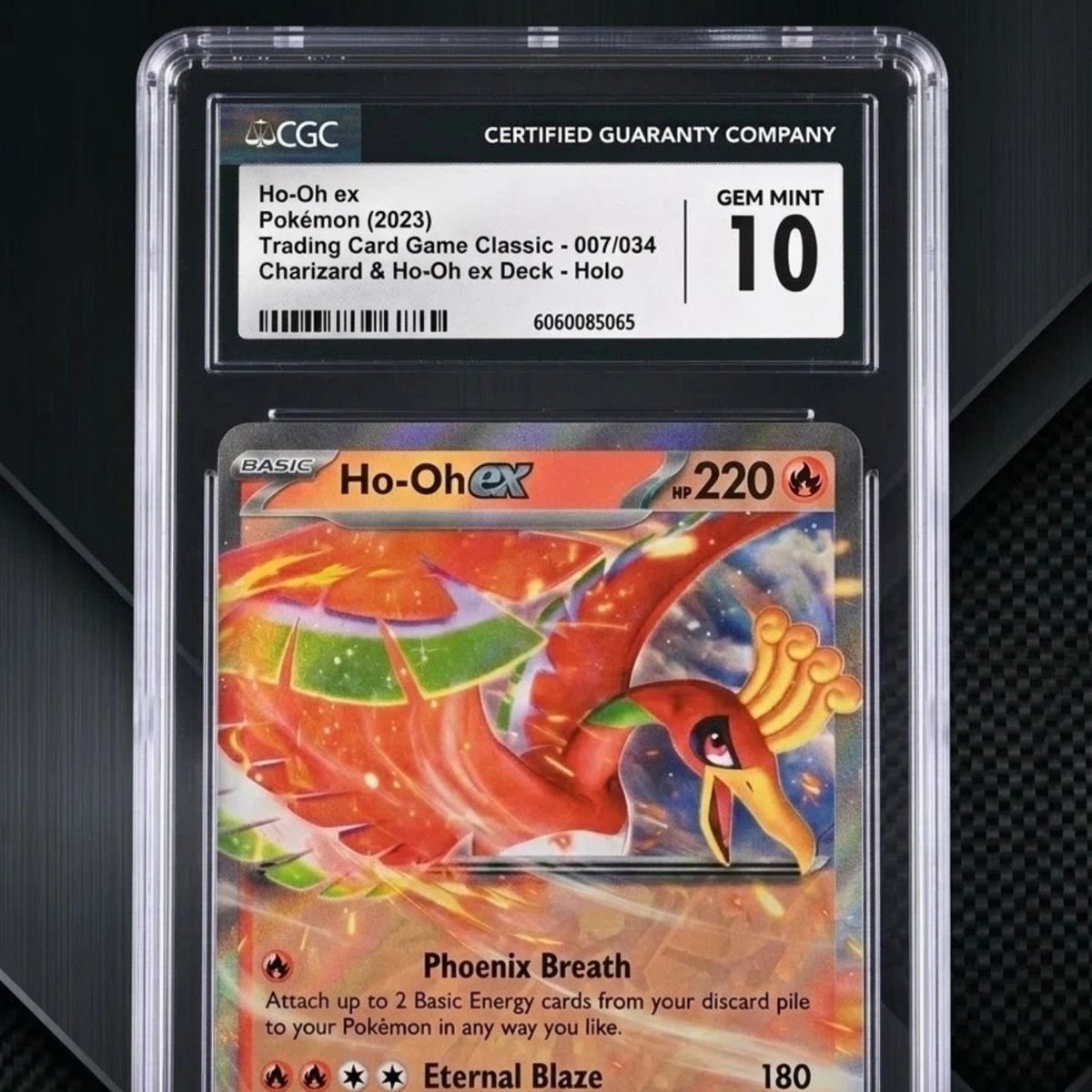 Ho-Oh ex CGC 10 Gem Mint - Pokemon Classic 007/034