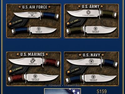 CUSTOM MADE VETERAN'S TRIBUTE KNIFE