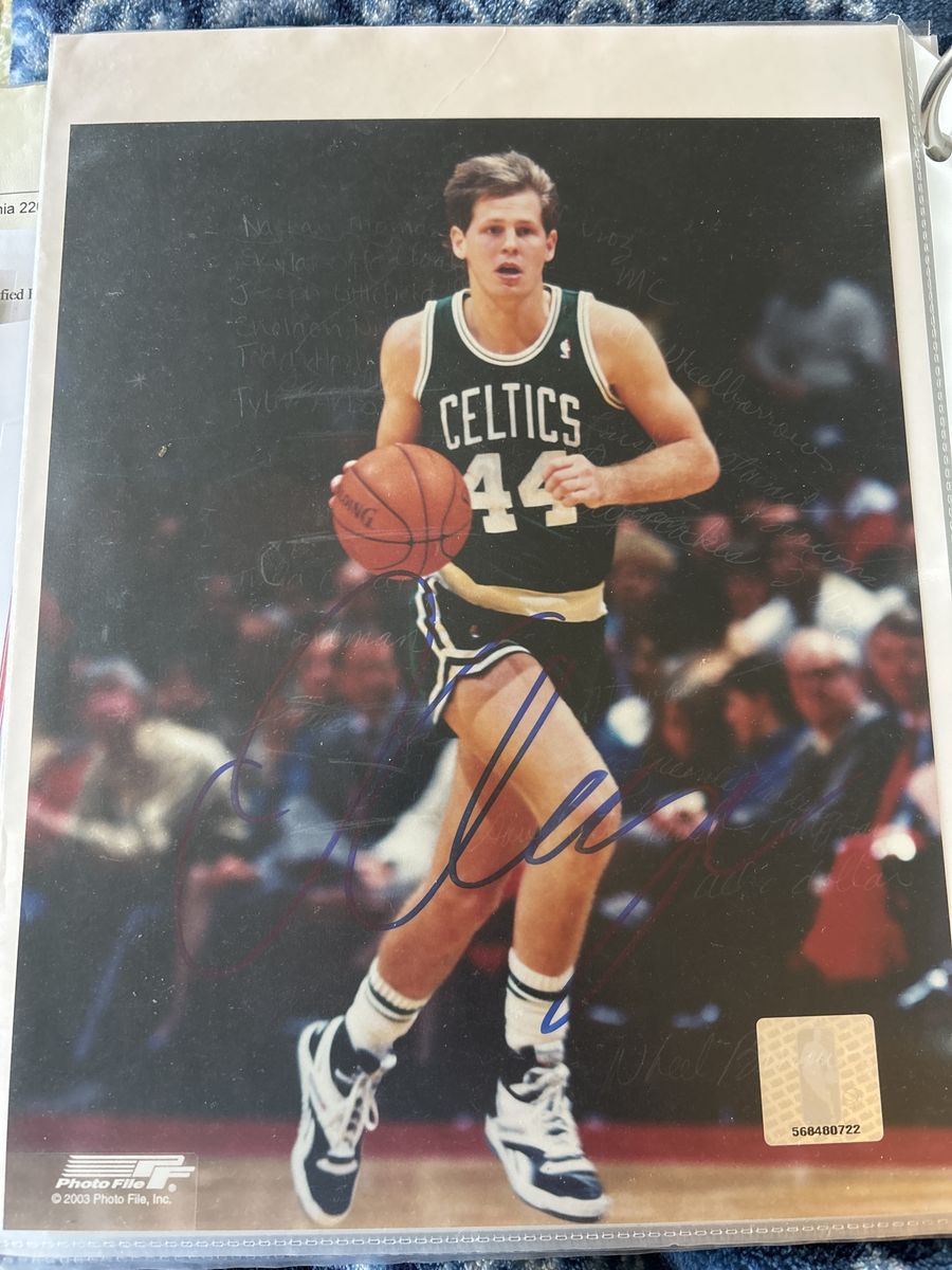 Danny Ainge Autograph Boston 8x10 Auto BYU Photo