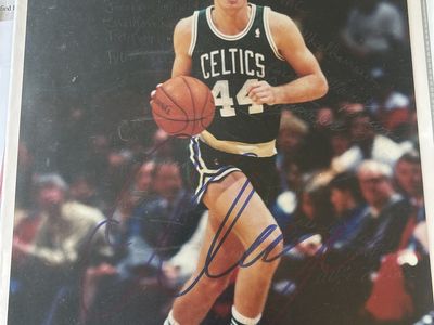 Danny Ainge Autograph Boston 8x10 Auto BYU Photo
