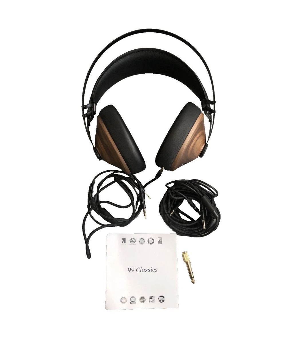 Meze Audio 99 Classics Wooden Closed Back Over Ear Headphones (Walnut/Black)