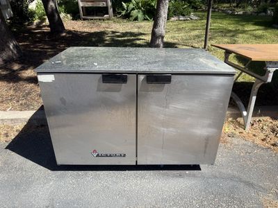 Victory Commercial 2-Door Undercounter Refrigerator – Stainless Steel – For Parts or Repair