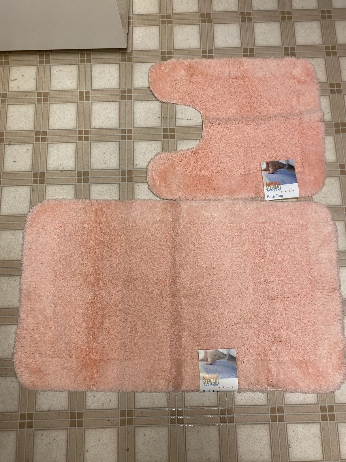 2 Martha Stewart bathroom rugs NWT