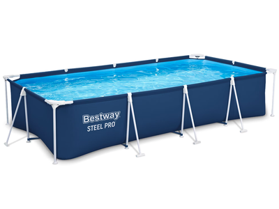 New in box, Bestway Steel Pro 13 Foot x 32 Inch Rectangular Above Ground Swimming Pool,