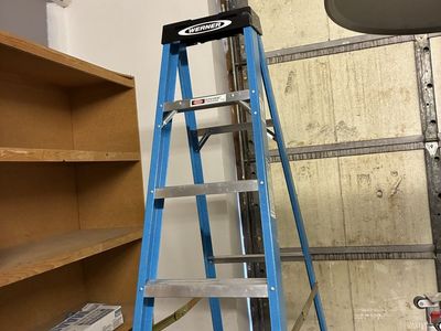 Werner Fiberglass Ladder 8 ft