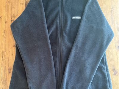 Columbia Women's Black Full-Zip Fleece Jacket - Size L, Polyester